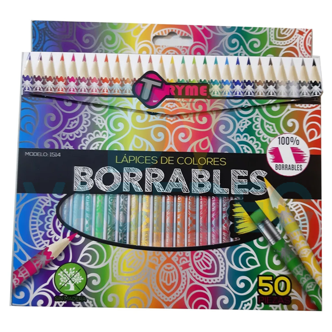 LAPICES DE COLORES BORRABLES