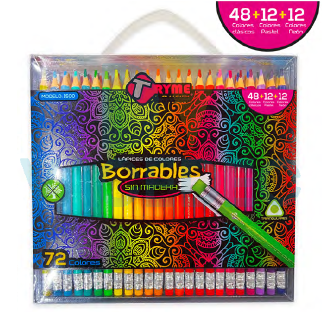 LAPICES DE COLORES BORRABLES