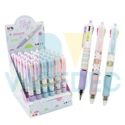 M&G LOY 4 COLORES EN 1 BARRIL PASTEL 