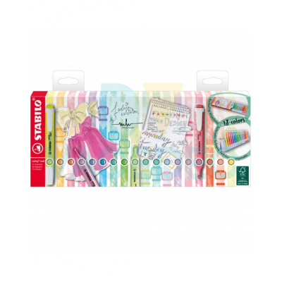 STABILO SET SWING COOL PASTEL C/18