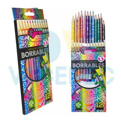 LAPICES DE COLORES BORRABLES