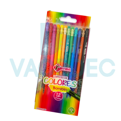 LAPICES DE COLORES BORRABLES