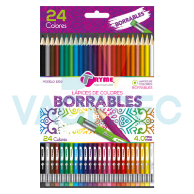 LAPICES DE COLORES BORRABLES