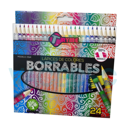 LAPICES DE COLORES BORRABLES