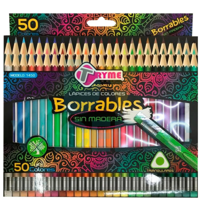 LAPICES DE COLORES BORRABLES